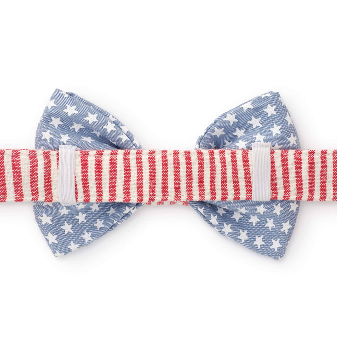 Stars and Stripes Summer Dog Bow Tie - Gabrielle's Biloxi