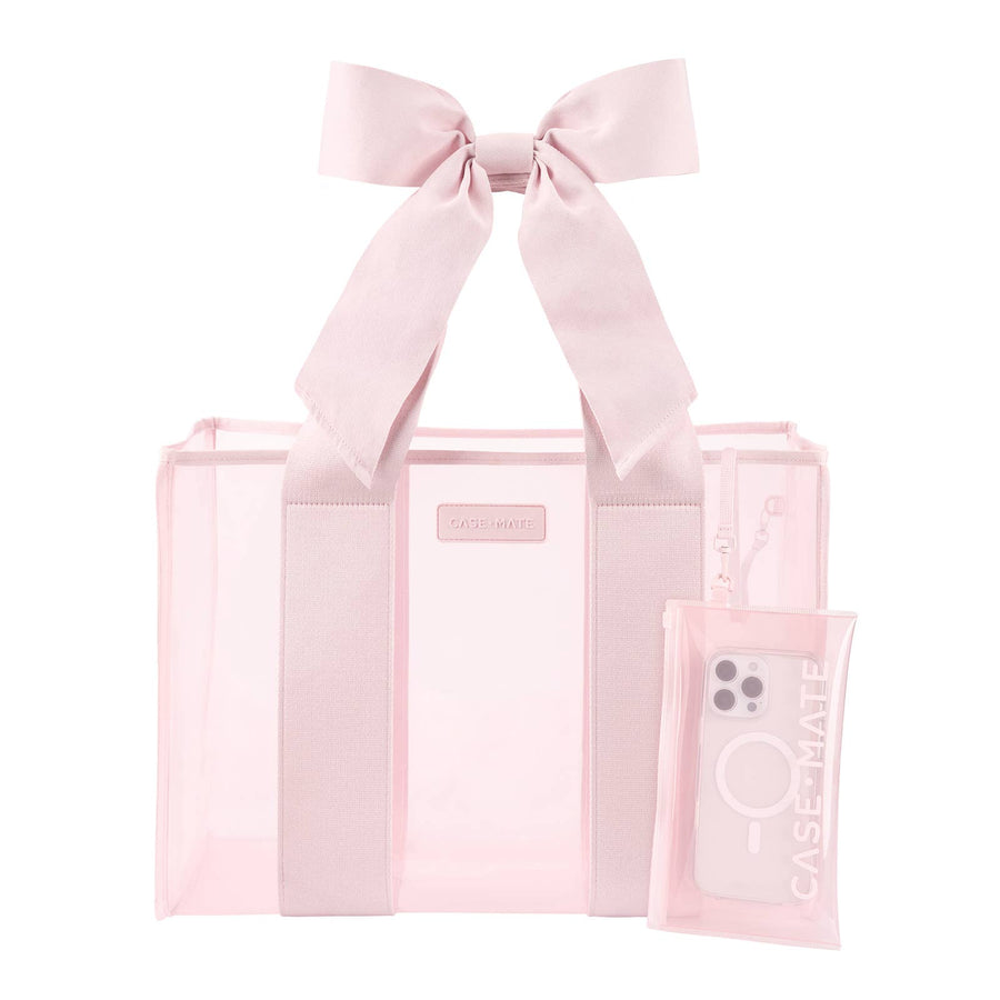 Bow Beach Tote - Pink - Gabrielle's Biloxi