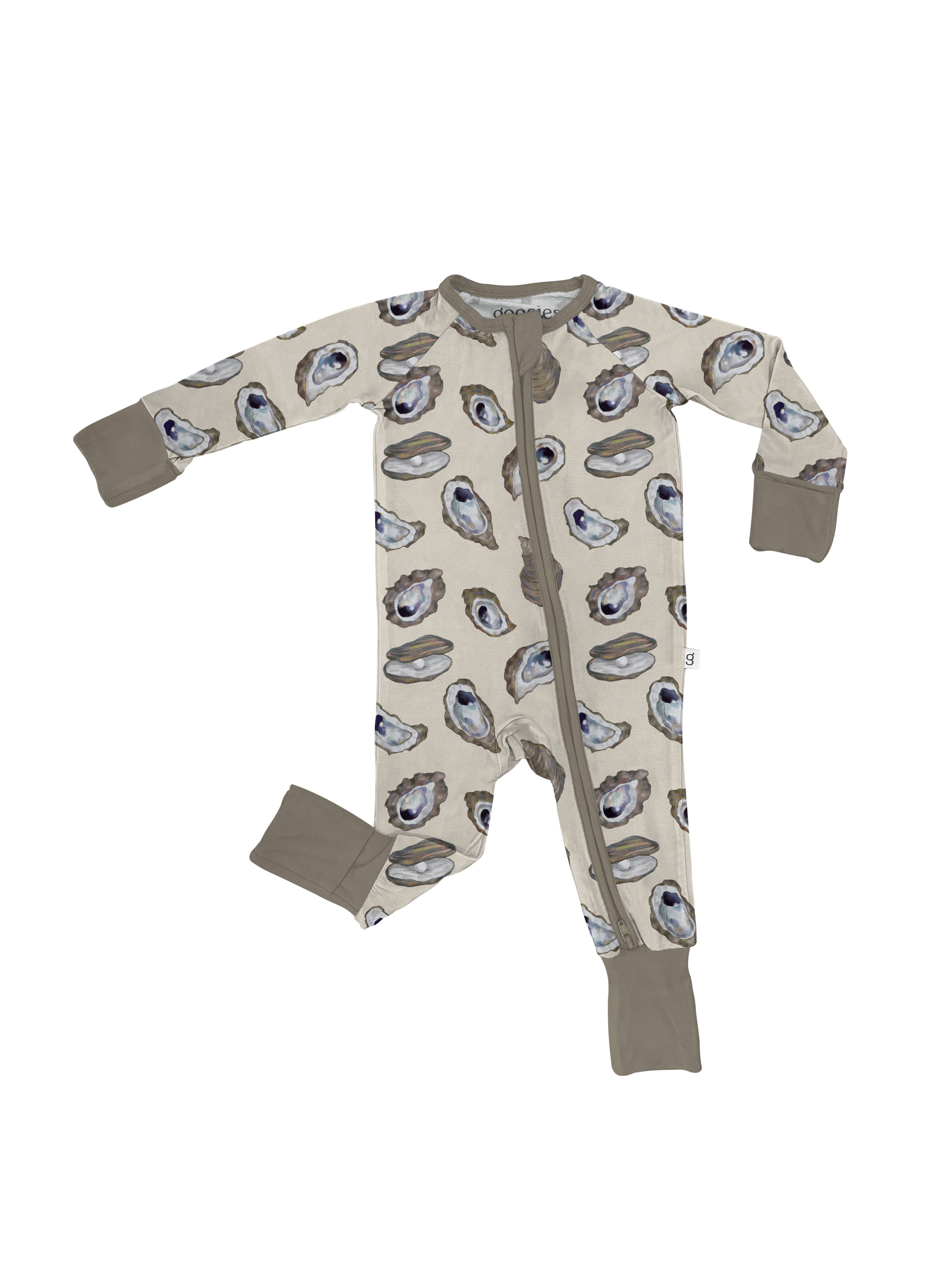 Coastal Oysters - Convertible Zip Pajamas - Gabrielle's Biloxi