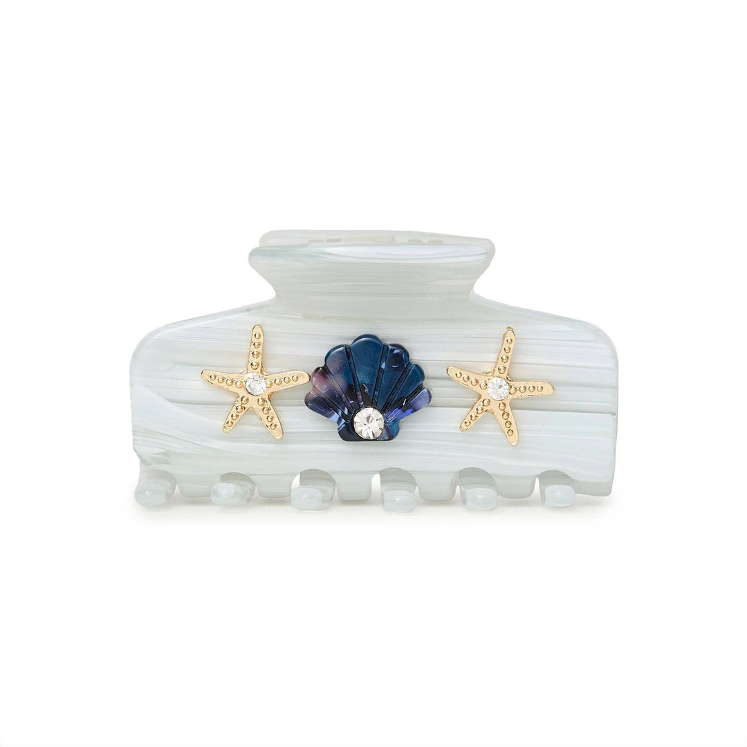 Marble Mini Sea Shell Claw Clip – Gabrielle's Biloxi