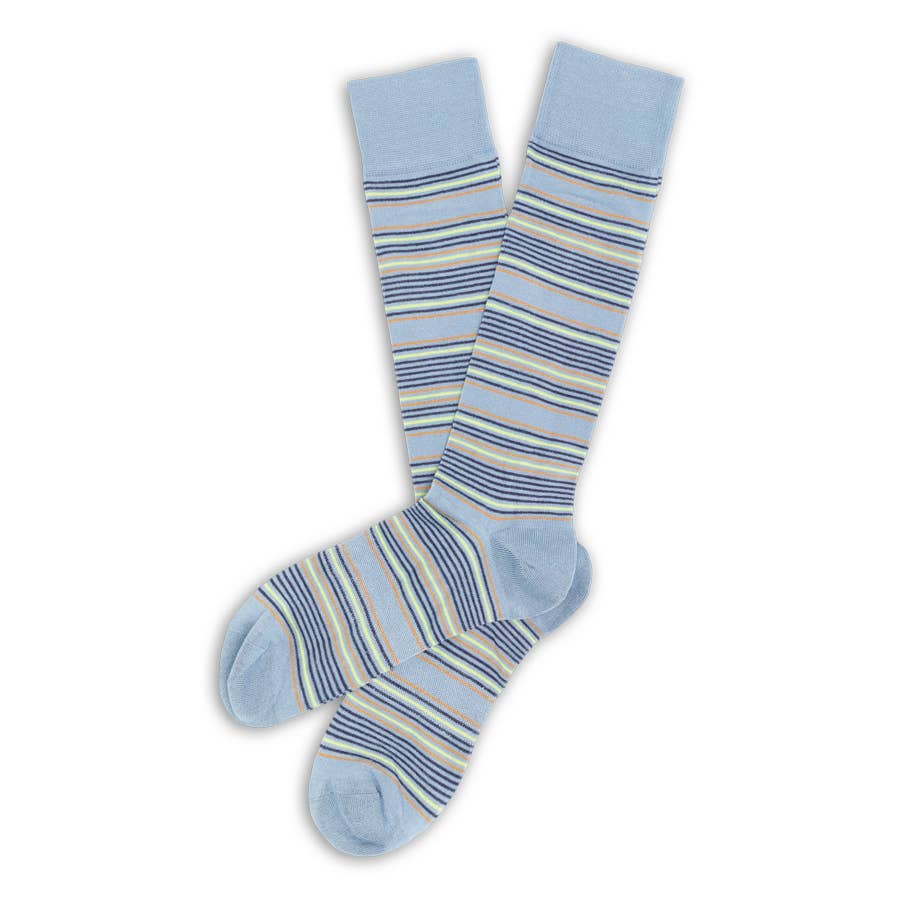 DeadSoxy Geller - Light Blue Dress Socks - Gabrielle's Biloxi