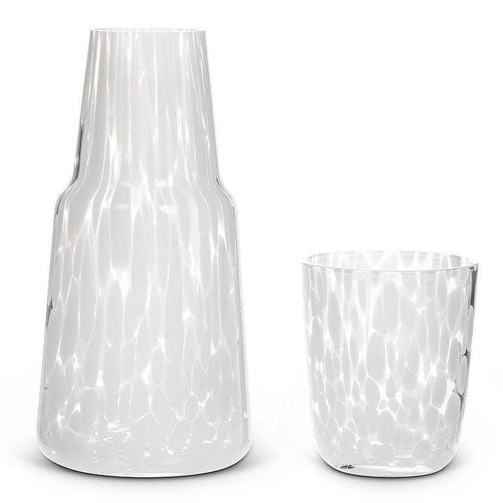 Fused Dots Bedside Carafe & Cup-8.5"H(24oz) - Gabrielle's Biloxi