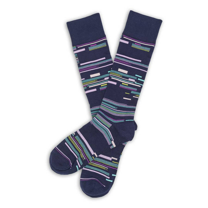 DeadSoxy Burch - Black Patch Dress Socks - Gabrielle's Biloxi