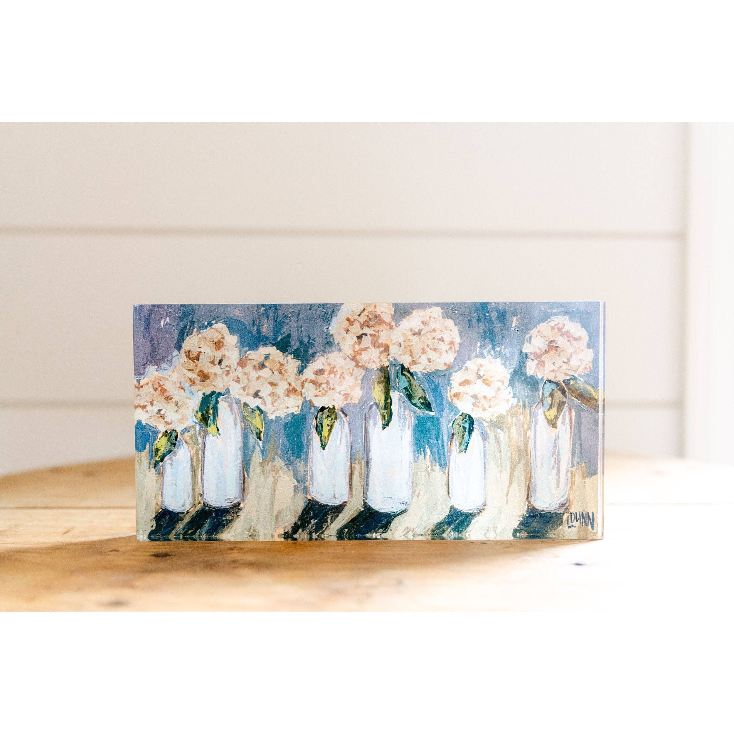 Hydrangea Acrylic Block - Gabrielle's Biloxi