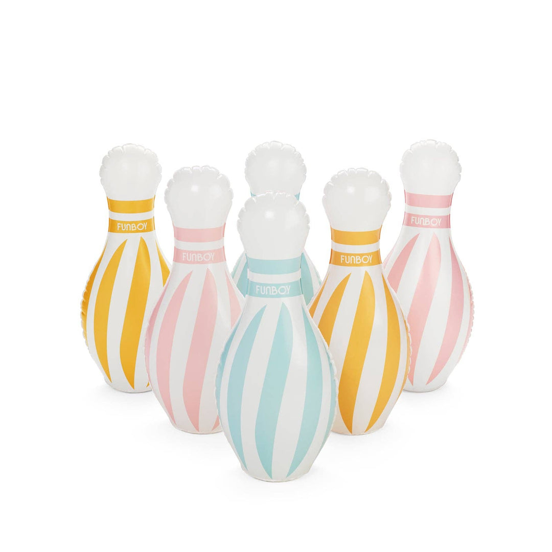 Pastel & Rainbow Backyard Bowling Set