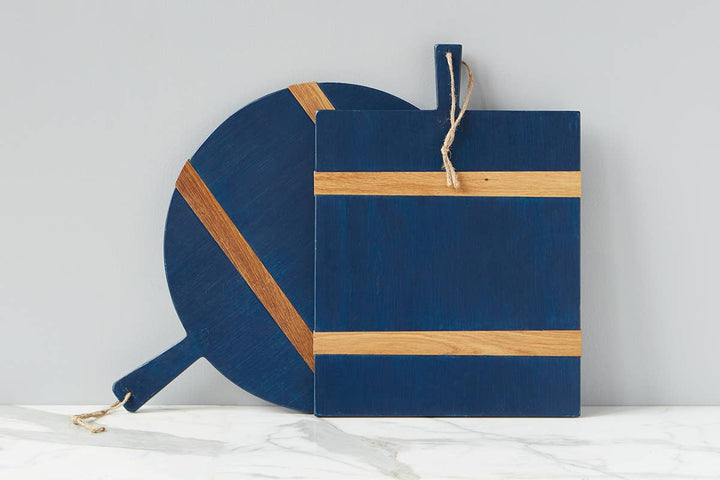 Etu Mod Charcuterie Cheese Board, Medium Round, Navy Blue - Gabrielle's Biloxi