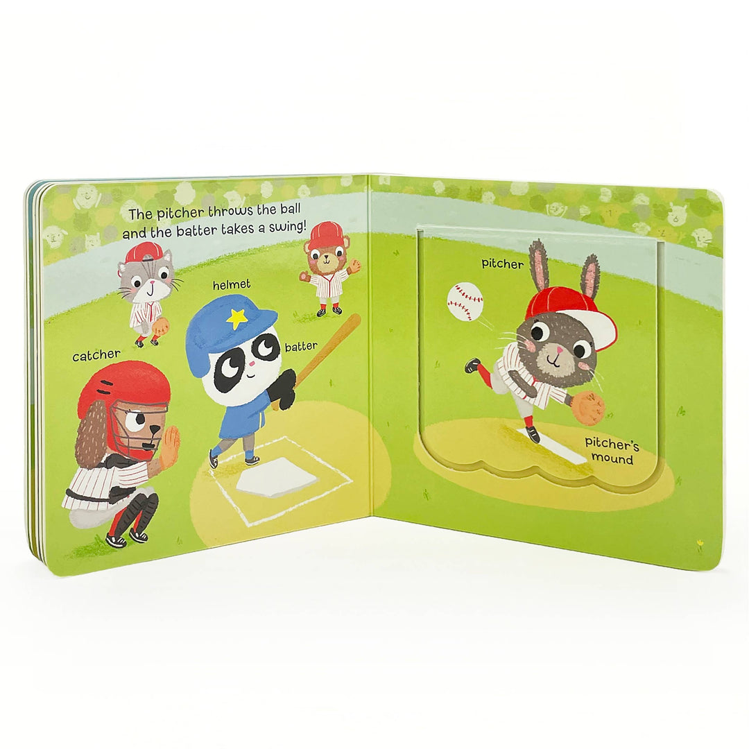Let's Play Baseball Lift-a-Flap Sports Board Book - Gabrielle's Biloxi