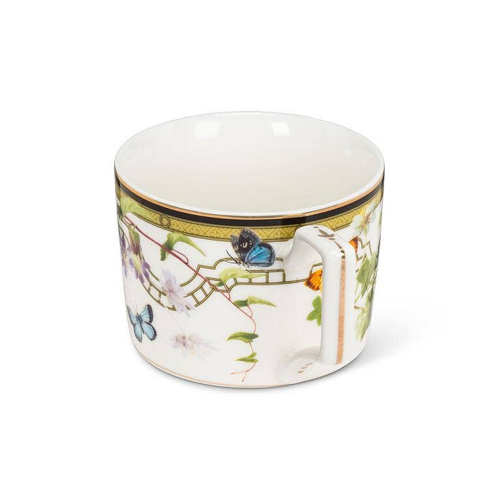 Butterfly Garden Cup & Saucer3"H(8oz) - Gabrielle's Biloxi