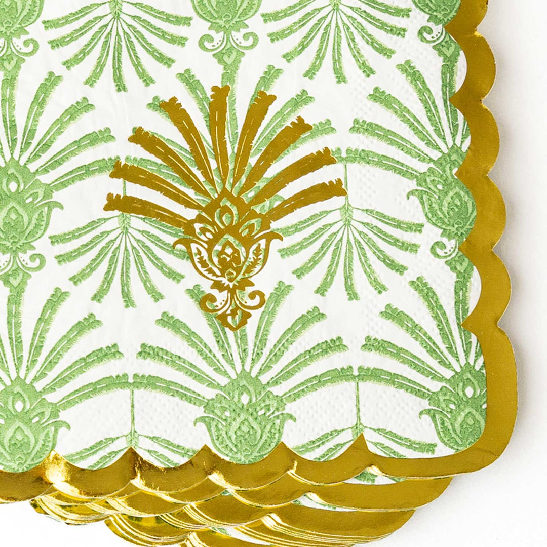 Deco Palms Paper Beverage Napkin Packs - Gabrielle's Biloxi