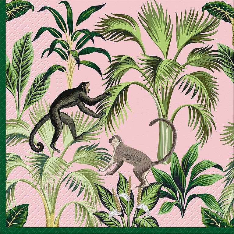 Large Monkey Fun Napkins-20 Pack - Gabrielle's Biloxi