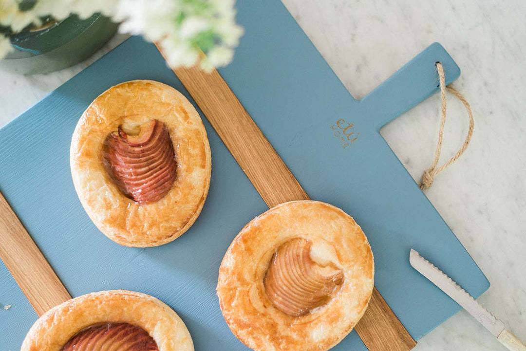 Etu Mod Charcuterie Cheese Board, Medium Rectangle, Denim Blue - Gabrielle's Biloxi