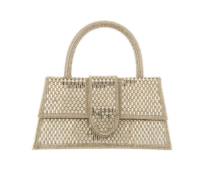 Gold Crystal Handbag