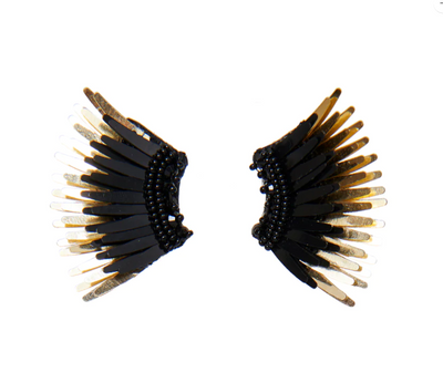 Mignonne Gavigan Mini Madeline Earrings - Black / Gold - Gabrielle's Biloxi