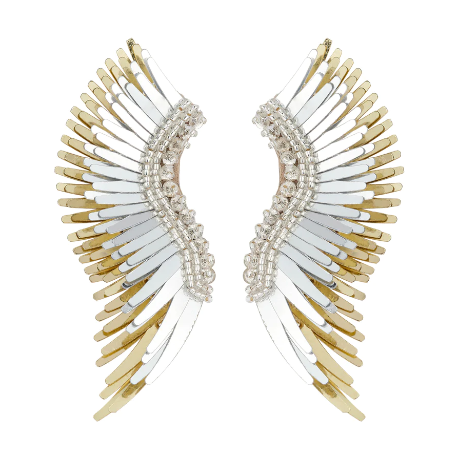 Mignonne Gavigan Midi Madeline Earrings - Silver Gold - Gabrielle's Biloxi