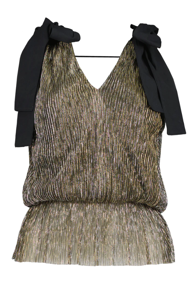 Bishop & Young Tatum Top - Gold Metallic - Gabrielle's Biloxi