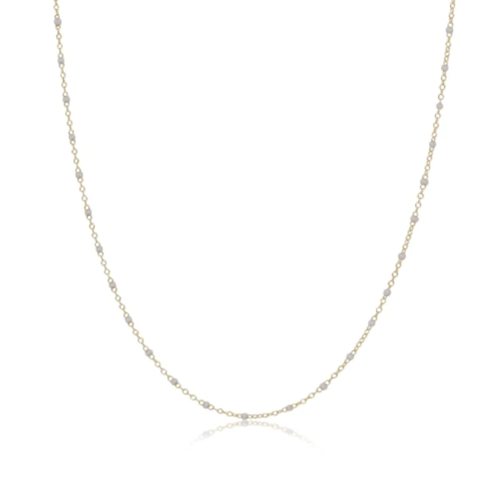 ENewton 15" Choker Simplicity Chain Gold - 2mm Pearl - Gabrielle's Biloxi