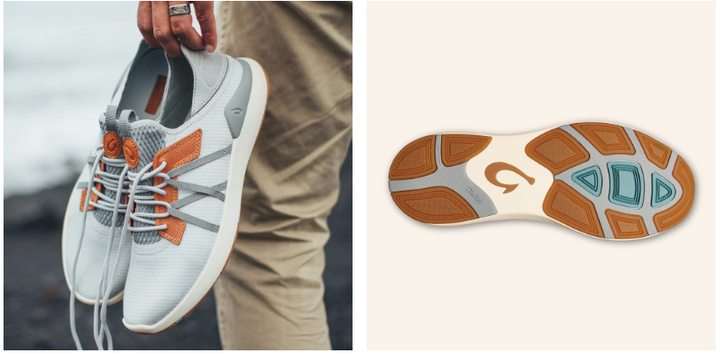 OluKai Mio Li - Mist Grey / Poi - Gabrielle's Biloxi