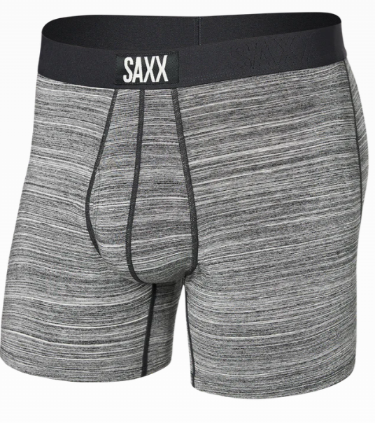 Saxx Ultra Soft BB Fly - Spacedye Heather Grey - Gabrielle's Biloxi