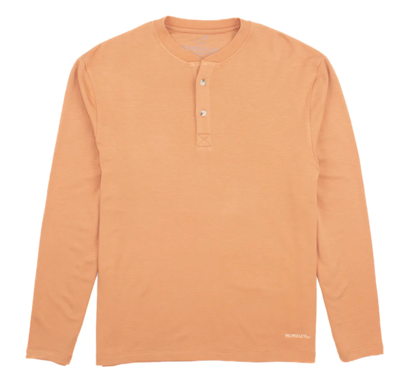 Properly Tied Shoreline Henley - Sandstone - Gabrielle's Biloxi