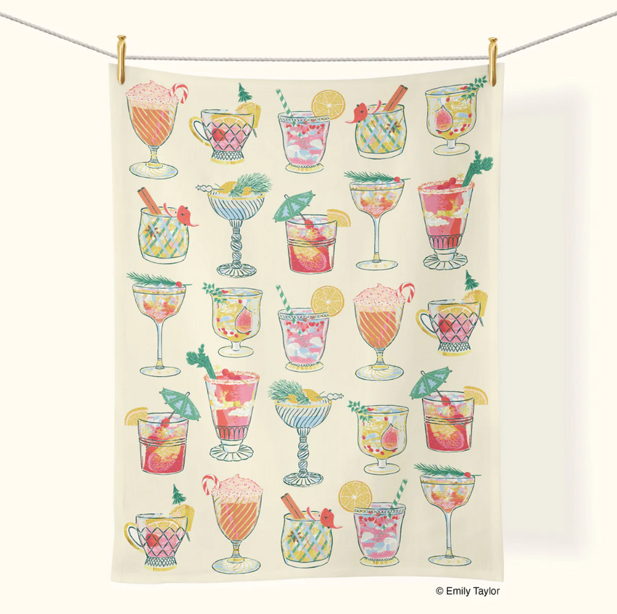 Holiday Cheer - Cotton Tea Towel - Gabrielle's Biloxi