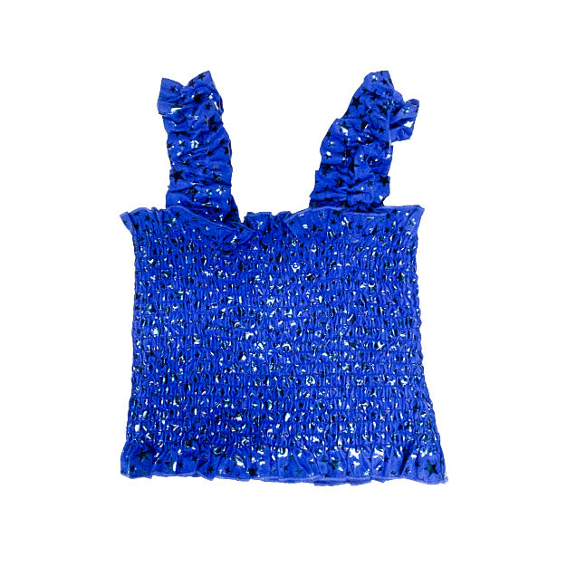Queen of Sparkles Kids Royal Star Smocked Tank - Gabrielle's Biloxi