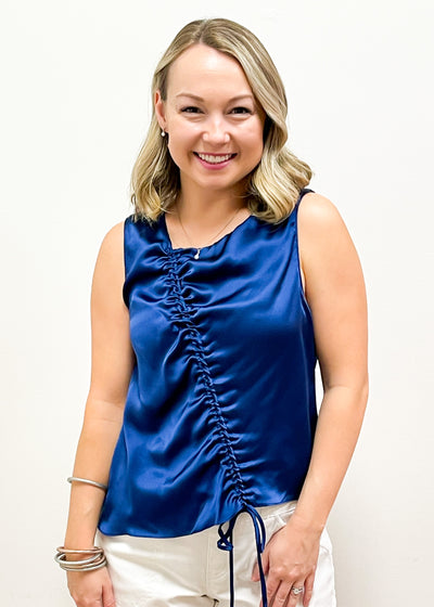 Amanda Uprichard Lonnie Silk Top Emerson - Gabrielle's Biloxi