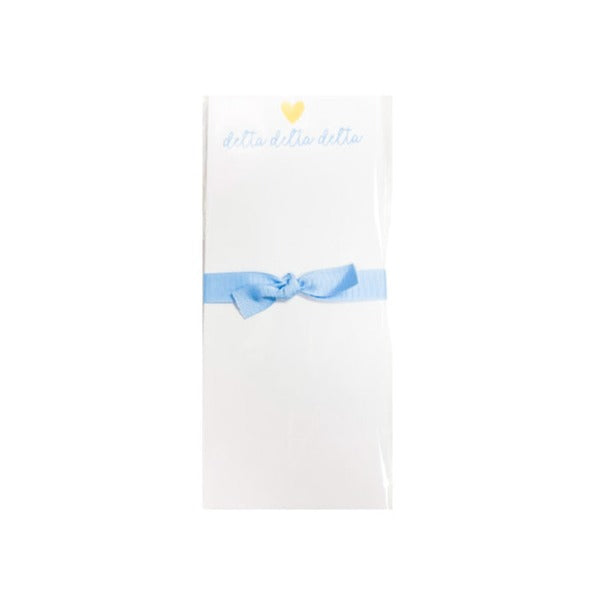 Sorority Notepad - Tri Delta - Gabrielle's Biloxi