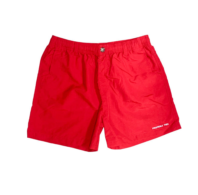 Properly Tied Men's Mallard Short - Red - Gabrielle's Biloxi