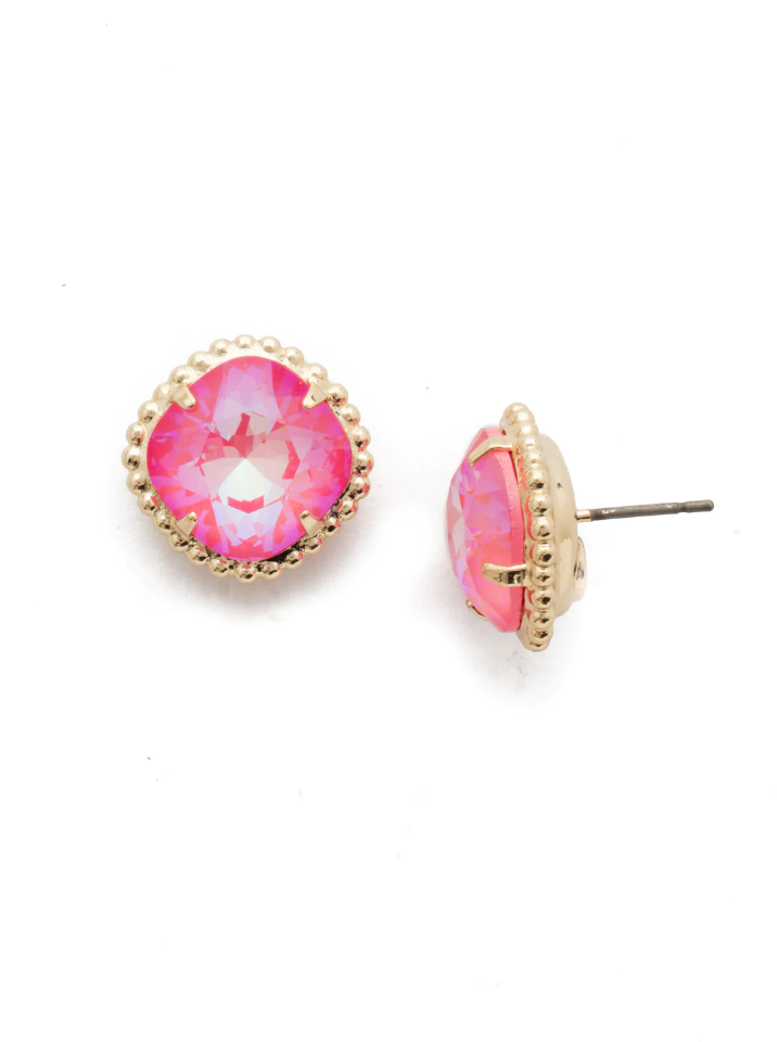 Sorrelli Cushion-Cut Solitaire Stud Earrings - Island Sun - Gabrielle's Biloxi