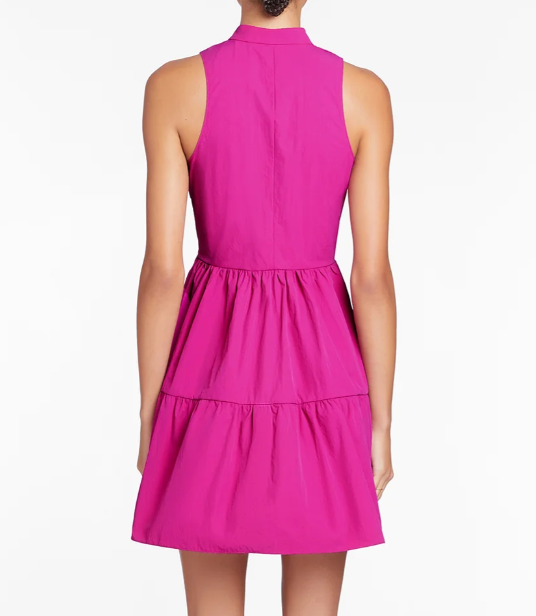 Amanda Uprichard Janese Dress - Dark Hot Pink - Gabrielle's Biloxi