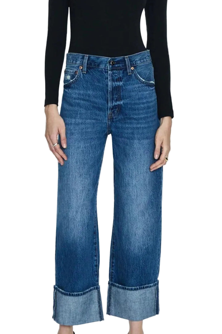 Pistola Ryder High Rise Cuffed Straight - Fulton