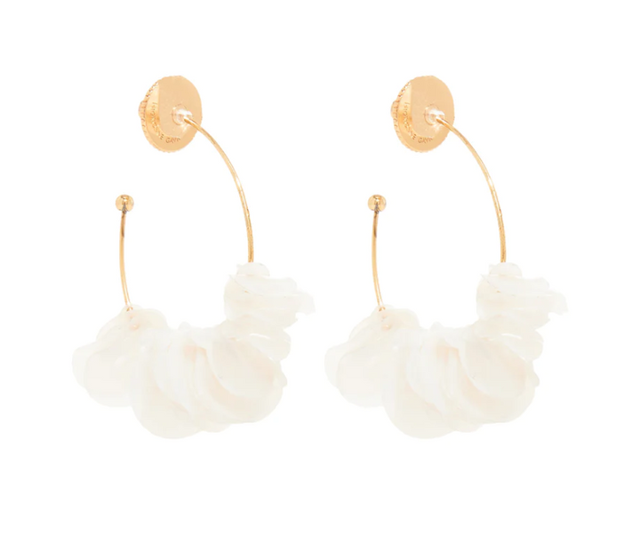 MIgnonne Gavigan Lolita Hoop - White Gold - Gabrielle's Biloxi