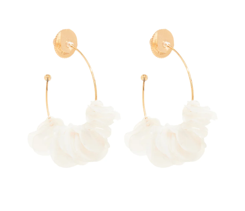 MIgnonne Gavigan Lolita Hoop - White Gold - Gabrielle's Biloxi