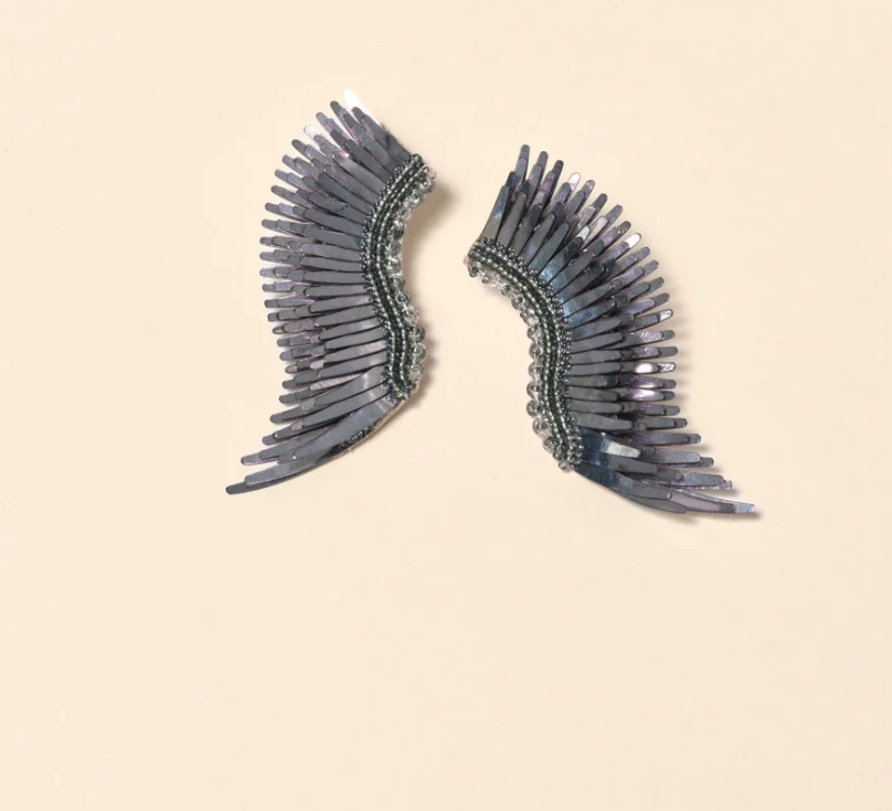Mignonne Gavigan Midi Madeline Earrings - Gunmetal - Gabrielle's Biloxi