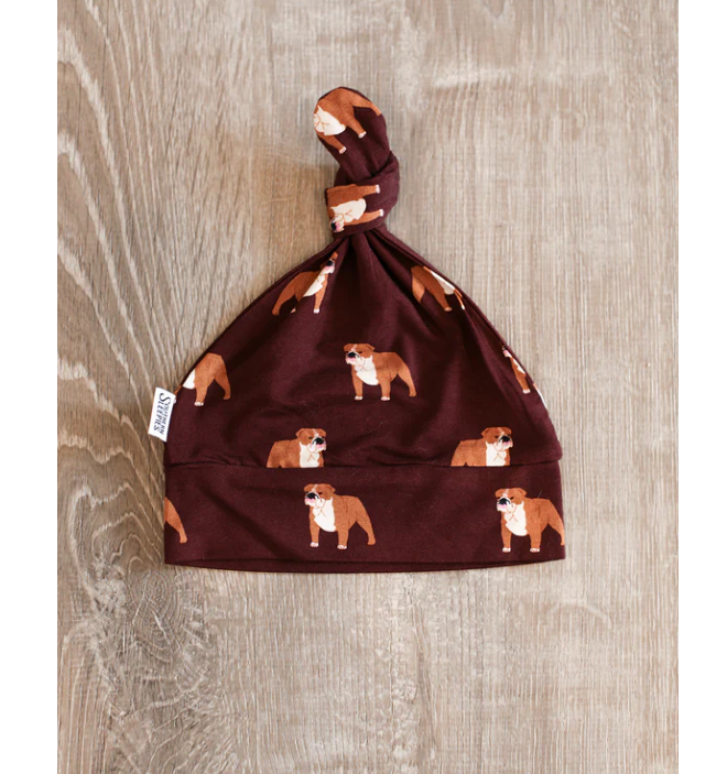 Maroon Bulldog - Knotted Hat - Gabrielle's Biloxi