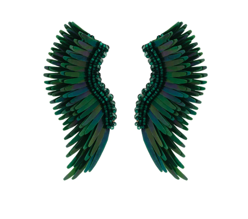 Mignonne Gavigan Midi Madeline Earrings - Green Blue - Gabrielle's Biloxi