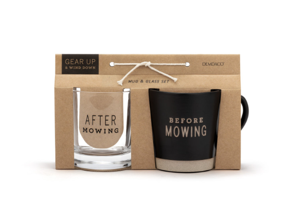 Mowing - Mug and Rocks Glass Set - Gabrielle's Biloxi