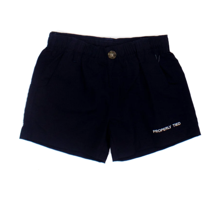 Properly Tied Baby Mallard Short - Navy - Gabrielle's Biloxi