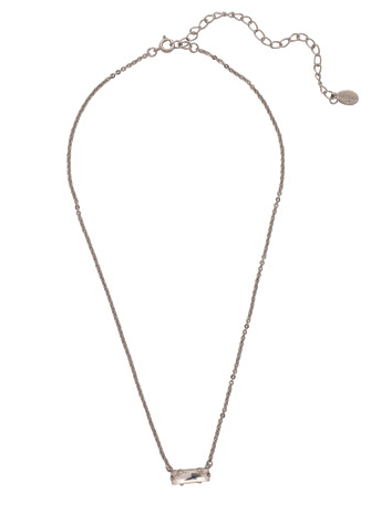 Sorrelli Binid Pendant Necklace - Palladium Crystal - Gabrielle's Biloxi