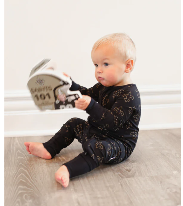 Fleur De Lis - Zipper Coverall - Gabrielle's Biloxi