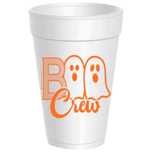 Boo Crew Styroforam Cups - Orange - Gabrielle's Biloxi