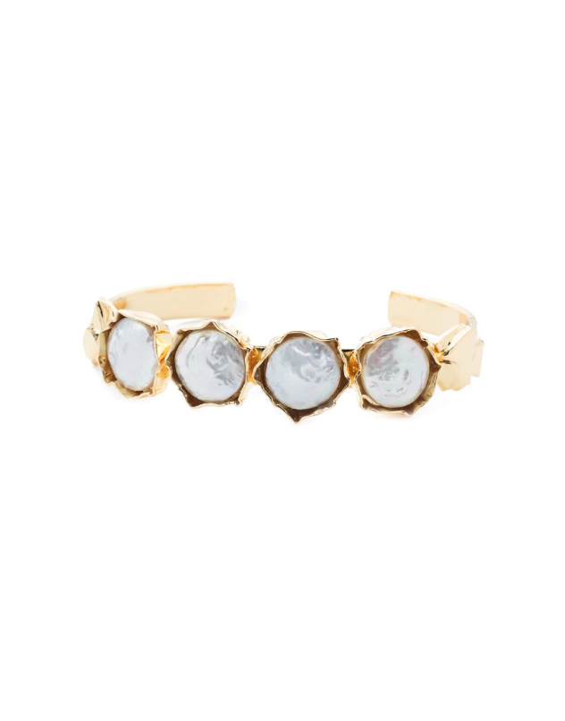 Sorrelli Diana Cuff Bracelet - Modern Pearl - Gabrielle's Biloxi