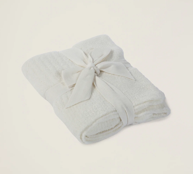 Barefoot Dreams Cozychic Lite Ribbed Baby Blanket - Pearl - Gabrielle's Biloxi