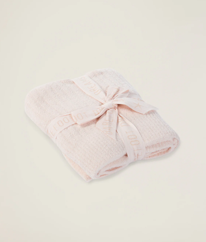 Barefoot Dreams Cozychic Lite Ribbed Blanket - Pink - Gabrielle's Biloxi