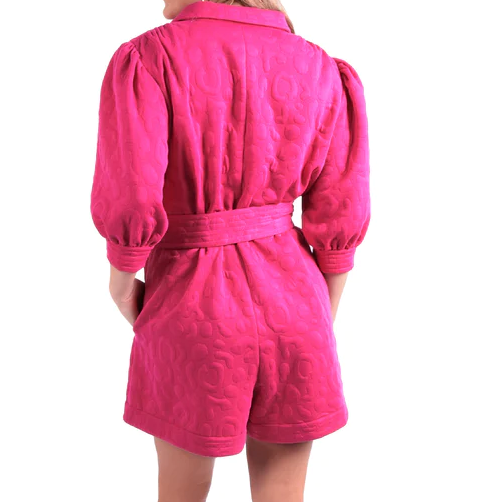 Emily McCarthy Rio Romper - Pink Peacock - Gabrielle's Biloxi