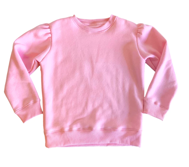 Kids Holly Sweatshirt - Pink French Terry - Gabrielle's Biloxi