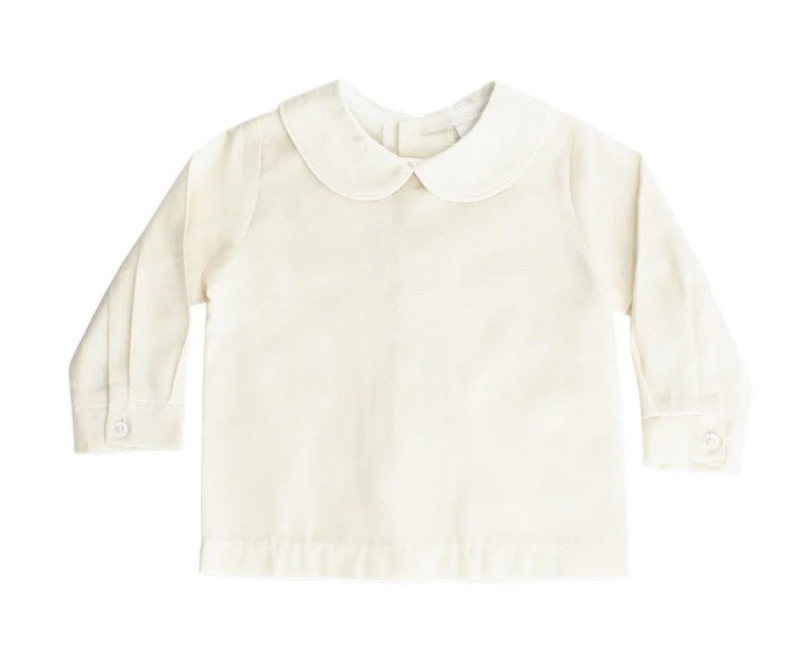 Bailey Boys Piped Shirt - Bone - Gabrielle's Biloxi