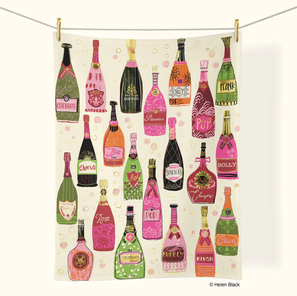 Bubble Pop Fizz - Cotton Tea Towel - Gabrielle's Biloxi
