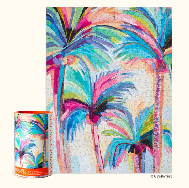 Palm Study - 500 Piece Jigsaw Puzzle - Gabrielle's Biloxi