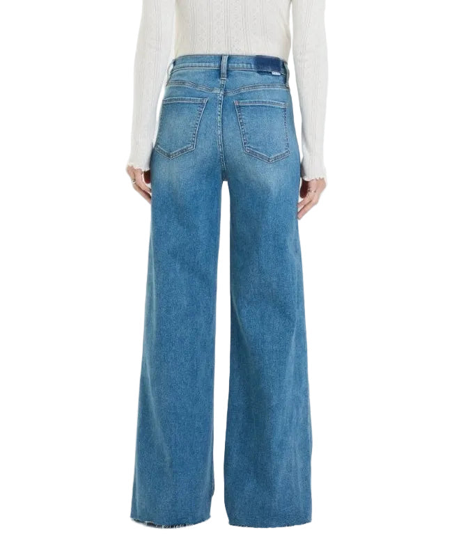 FAR OUT W/ SEAMING HIGH RISE WIDE LEG